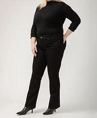Silver Jeans Co. Plus Suki Mid Rise Curvy Fit Bootcut