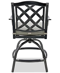 Wythburn 5-pc. Outdoor Bar Height Fire Pit Chat Set, Created for Macys