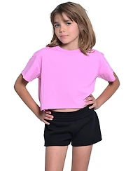 With Jules Big Girls Pull-On Sweat Shorts