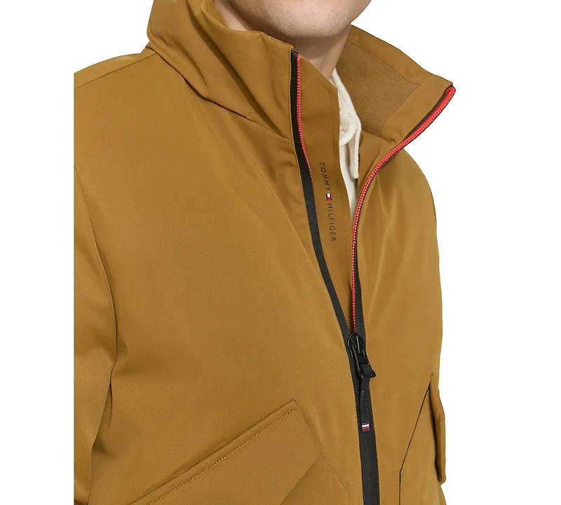 Tommy Hilfiger Men's Flex Performance Zip-Front Bomber Jacket