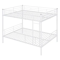 Streamdale Full Over Metal Bunk Bed, White