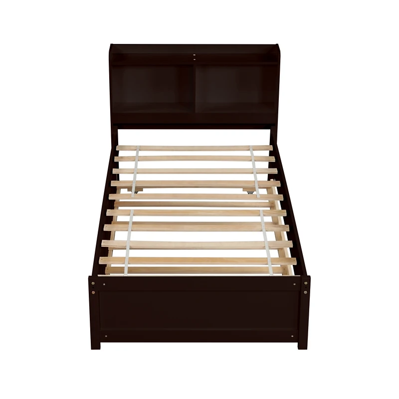 Streamdale Twin Bed With Trundle, Bookcase