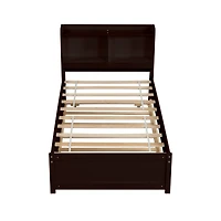 Streamdale Twin Bed With Trundle, Bookcase