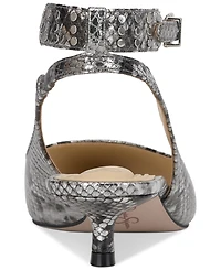 Jessica Simpson Women's Vellana Ankle-Strap Kitten-Heel Pumps