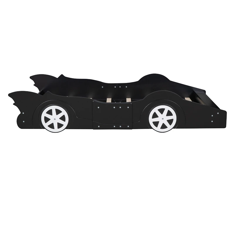 Streamdale Twin Race Car-Shaped Platform Bed With Wheels