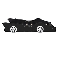 Streamdale Twin Race Car-Shaped Platform Bed With Wheels