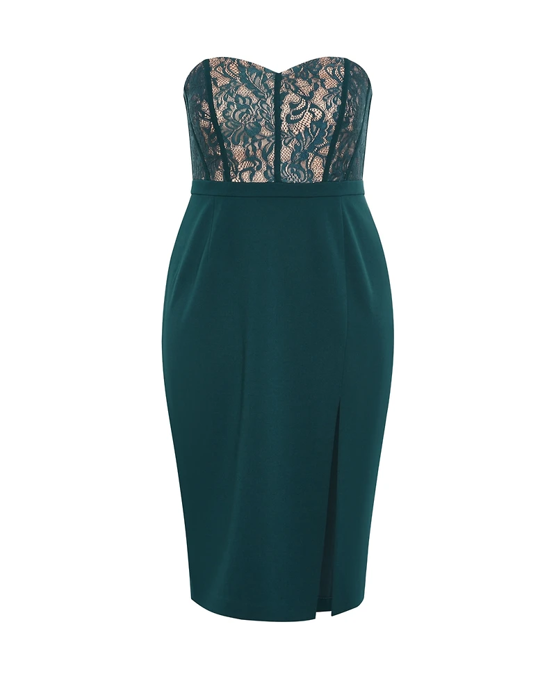 City Chic Plus Perfect Date Dress