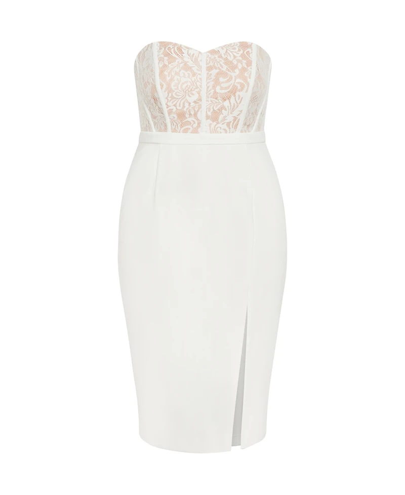 City Chic Plus Perfect Date Dress