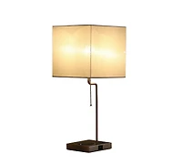Streamdale 21.5-Inch Aston Square Table Lamp with Charging Station