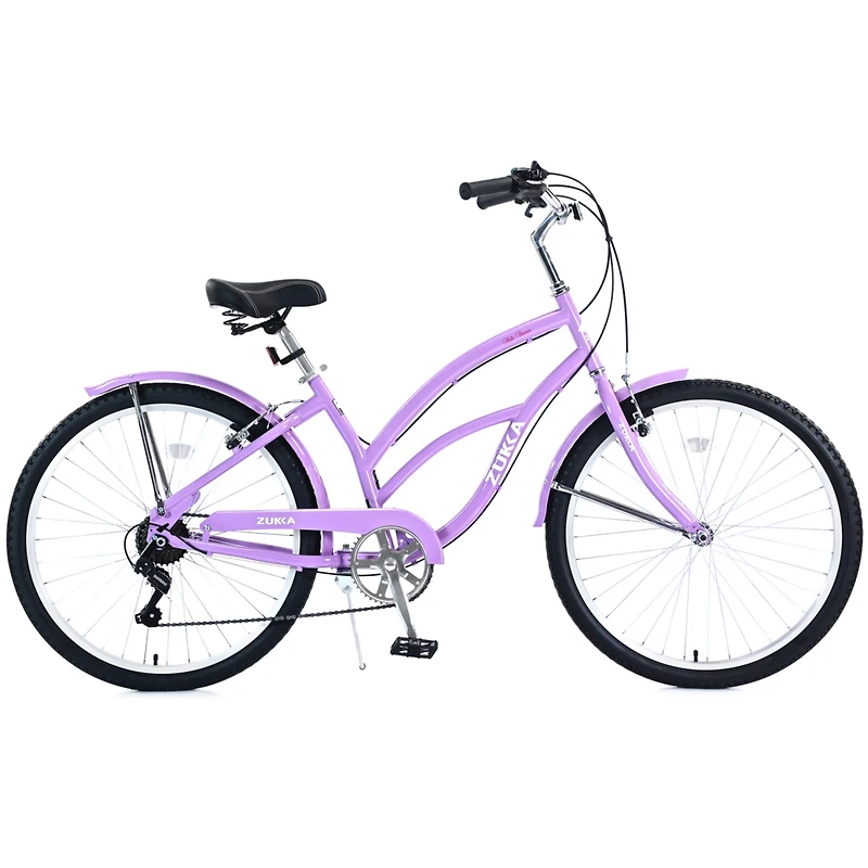 Streamdale Furniture 7 Speed Bicycles, Multiple Colors 26"Inch Beach Cruiser Bike