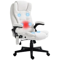 Vinsetto 6 Point Vibrating Massage Office Chair with Lumbar Heat