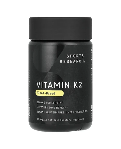 Sports Research Vitamin K2 Plant-Based 100 mcg