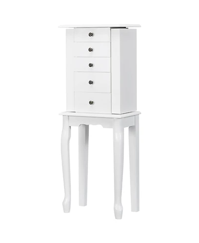 Costway Jewelry Cabinet Storage Chest Standing Organizer