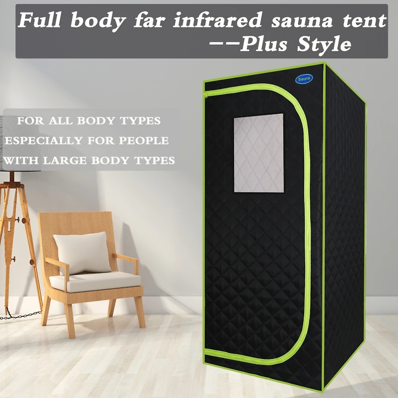 Streamdale Furniture Portable Plus Type Full Size Far Infrared Sauna Tent. Spa, Detox, Therapy And Relaxation