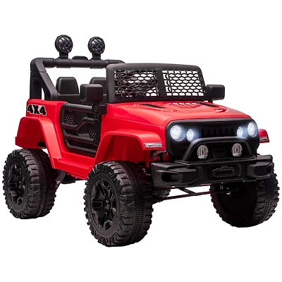 Aosom 12V Kids Ride On Car Truck Electric Battery Riding Toy w/Remote,