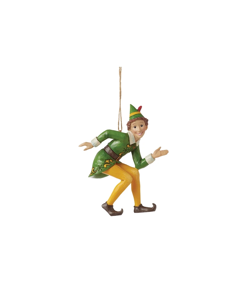 Jim Shore Buddy The Elf Crouching Holiday Ornament