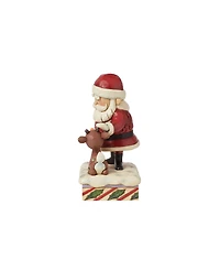 Jim Shore Santa Petting Rudolph Figurine