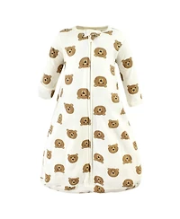 Hudson Baby Boys Unisex Cotton Full-Body Slumber Sack with Long Sleeves