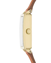 Skagen Women's Hagen Micro Two Hand Brown Pro-Planet Leather 30mm