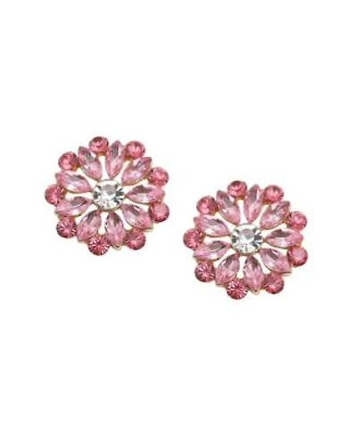 Sohi Womens Flower Stud Earrings