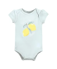 Hudson Baby Girls Essential 5-Piece Cotton Bodysuit Set