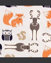 Hudson Baby Boys Dual-Sided Mink and Sherpa Plush Throw