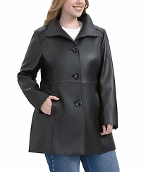 Bgsd Plus Sarai Leather Coat
