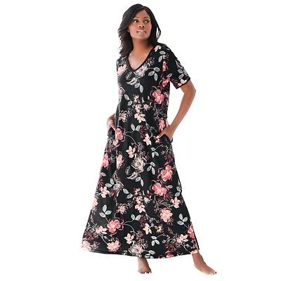 Dreams & Co. Petite Long T-Shirt Lounger