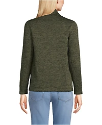 Lands' End Women's Sweater Fleece Jacket
