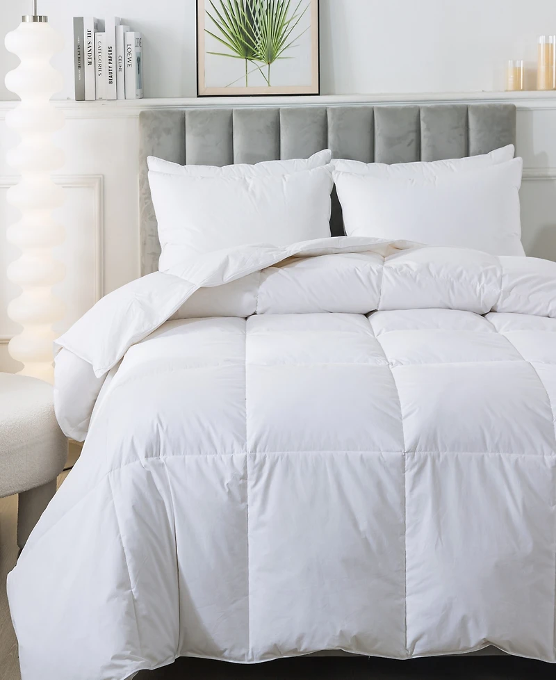 Royal Velvet Heavy Weight White Goose Nano Down and Feather Blend Comforter