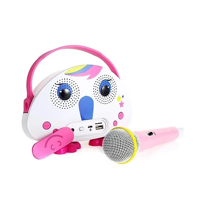 Cowin Karaoke Machine for Kids Wireless Bluetooth with Microphone