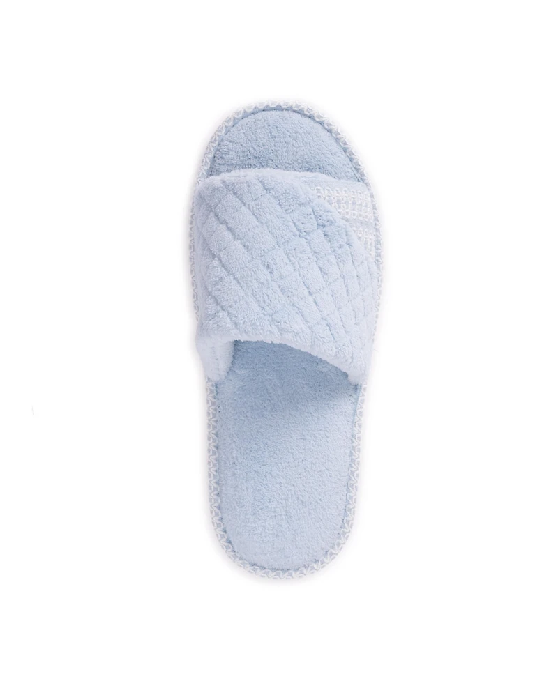 Muk Luks Women's Sally Open Toe Scuff Slipper