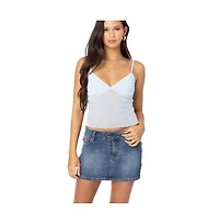 Women's Serafina sheer mesh tank top