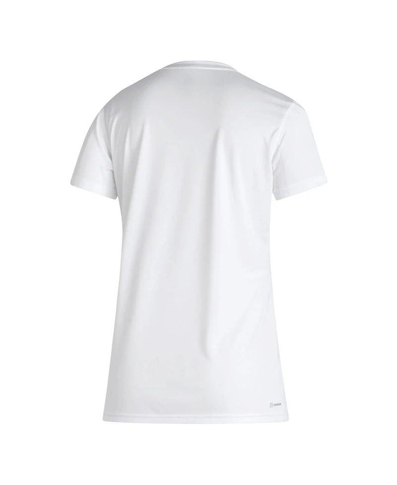 Adidas Women's White Texas A M Aggies Military Appreciation Aeroready T-Shirt