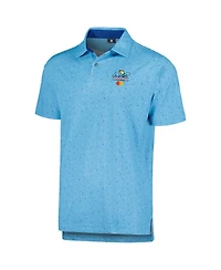 FootJoy Men's Blue Arnold Palmer Invitational Tweed Texture ProDry Stretch Pique Polo