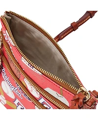 Dooney & Bourke Washington Nationals Game Day Triple Zip Crossbody Purse