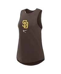 Nike Women's Brown San Diego Padres Legacy Icon High Neck Fashion Tank Top