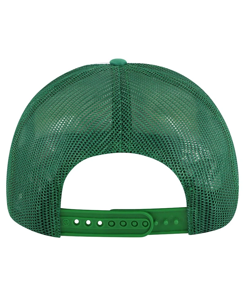 '47 Brand Men's White/Green Oakland Athletics Cooperstown Collection Pack Express Trucker Adjustable Hat