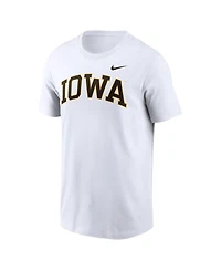 Nike Men's White Iowa Hawkeyes Blitz 2-Hit T-Shirt
