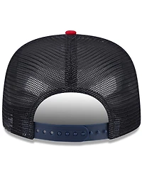 New Era Men's White/Red Boston Red Sox Team Foam Front A-Frame Trucker 9FIFTY Snapback Hat