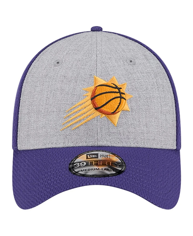 New Era Men's Heather Gray/Purple Phoenix Suns Two-Tone 39THIRTY Flex Hat