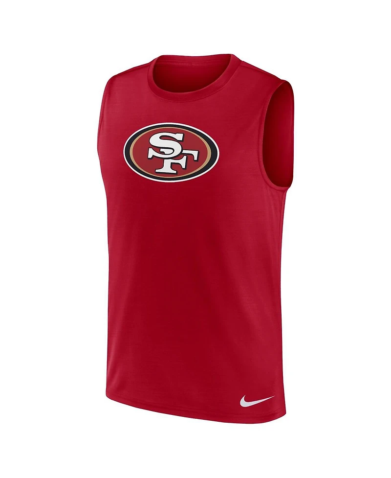 Nike Men's Scarlet San Francisco 49ers Blitz Legend Muscle Perform Tank Top