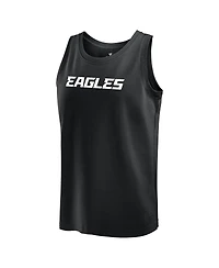 Fanatics Men's Black Philadelphia Eagles Elements Tank Top