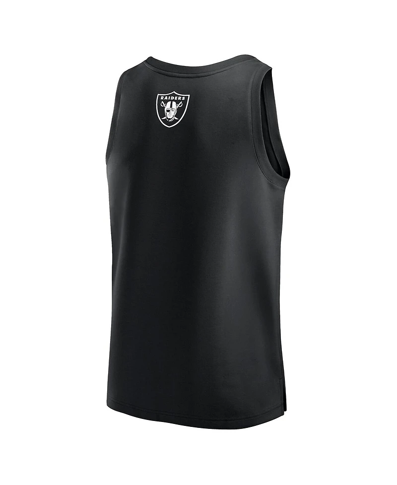 Fanatics Men's Black Las Vegas Raiders Elements Tank Top