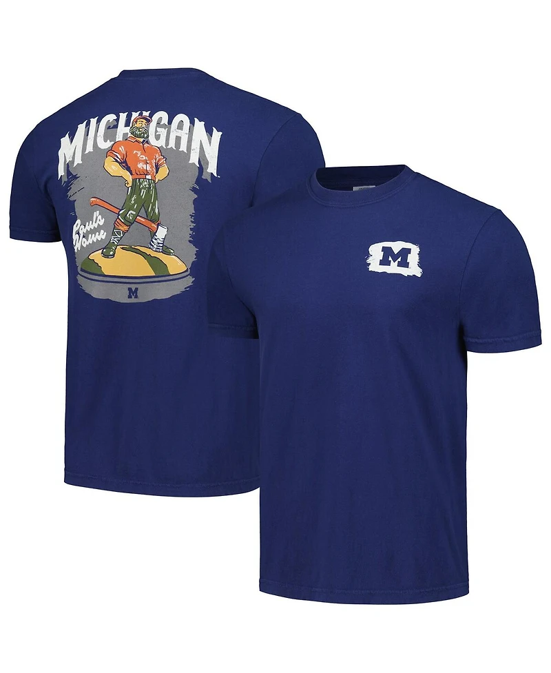 Image One Men's and Women's Navy Michigan Wolverines Hyper Local Paul Bunyan Trophy T-Shirt