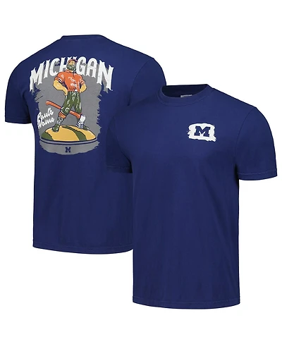 Image One Men's and Women's Navy Michigan Wolverines Hyper Local Paul Bunyan Trophy T-Shirt