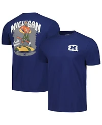 Image One Men's and Women's Navy Michigan Wolverines Hyper Local Paul Bunyan Trophy T-Shirt