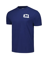 Image One Men's and Women's Navy Michigan Wolverines Hyper Local Paul Bunyan Trophy T-Shirt