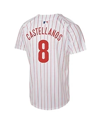 Nike Big Boys and Girls Nick Castellanos White Philadelphia Phillies Home Game Player Jersey