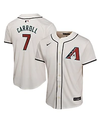 Nike Big Boys and Girls Corbin Carroll White Arizona Diamondbacks Home Game Player Jersey